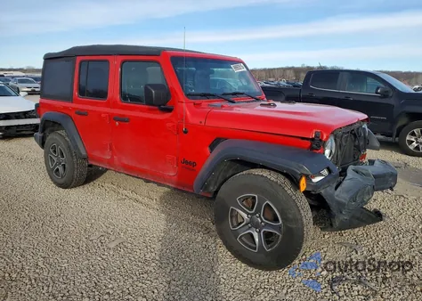 2022 Jeep Wrangler Unlimited Sport z USA, uszkodzony, nr VIN 1C4HJXDG3NW142007